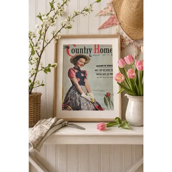 The Country Home Magazine May 1939 Vintage Garden Cover Americana Decor - Picture 1 of 2